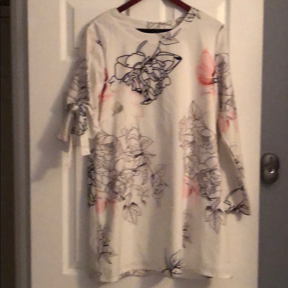Floral print dress